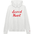 Women's White Script Hoodie