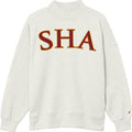 SHA Oversized cotton mock-neck Sweatshirt